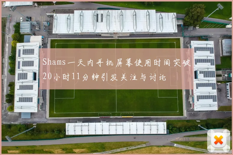 Shams一天内手机屏幕使用时间突破20小时11分钟引发关注与讨论